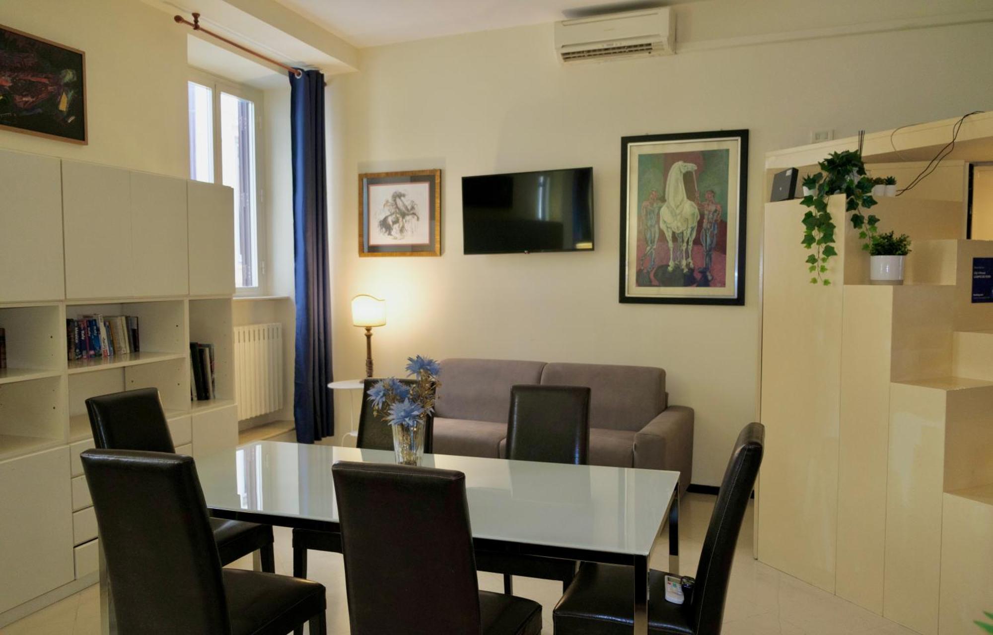 Central Apartment - Walk To Navona - Full Kitchen - Fast Wi-Fi & A-C Apartment Rom